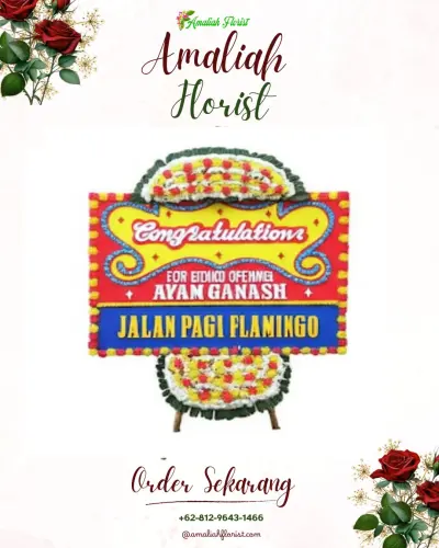 Bunga Papan Congratulation di Pranti